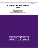 Comfort Ye My People [Brass Quintet, Organ and Optional Choir]