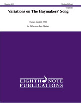 Variations on The Haymakers' Song [Woodwind - Clarinet Quintet]