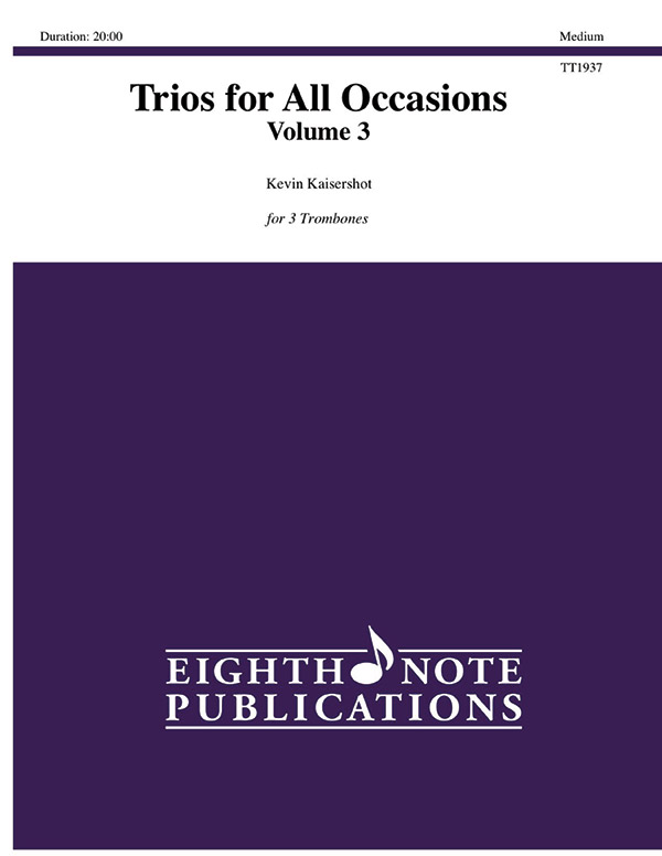 Trios for All Occasions [Trombone] Tbn Trio