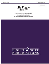 Jig Fugue BWV 577 [Interchangeable Woodwind Ensemble] Wwnd Ens
