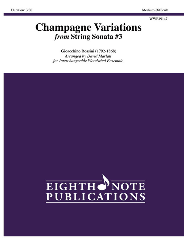 Champagne Variations [Woodwind Ensemble] Wwnd Ens