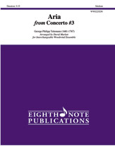 Aria from Concerto #3 [Woodwind Ensemble]