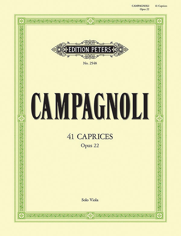 41 Caprices Op. 22 for Viola [Viola]