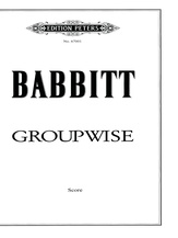 Groupwise [Mixed Instruments - Miscellaneous Ensemble]