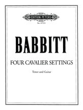 Four Cavalier Settings [Vocal Score]