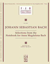 Selections from the Notebook for Anna Magdalena Bach