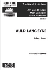 Auld Lang Syne (Mixed Choir) [SSAATB]
