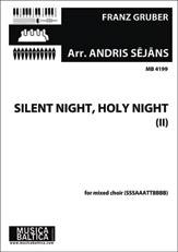 Silent Night, Holy Night (II) (Mixed Choir) [SSSAAAATTBBBB]