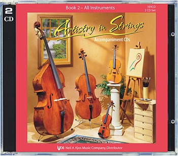 Artistry In Strings Book 2 by Frost Fischbach and Bard - Fischbach Gerald - for Accompaniment CD (Bk 2 2 Cd's)