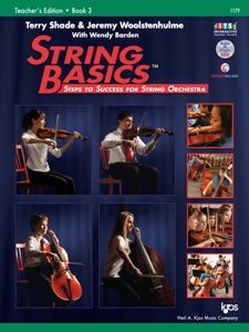 Kjos Shade/Woolstenhulme Woolstenhulme/Barden  String Basics Book 3 - Score