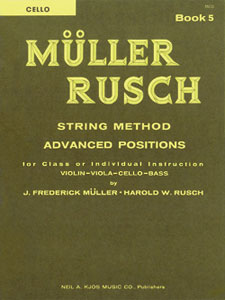 MULLER-RUSCH STRING METHOD BOOK 5-CELLO MULLER-RUS