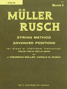 MULLER-RUSCH STRING METHOD BOOK 5-VIOLIN MULLER-RUS