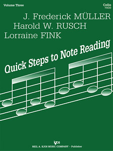 Quick Steps To Notereading, Vol 3, Cello