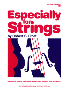 Kjos Frost   Especially For Strings - 3rd Violin