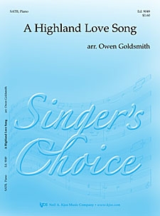 Highland Love Song by Goldsmith Owen - Goldsmith Owen - for SATB