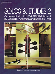 Kjos Frost R Robert Frost  Solos & Etudes Book 2 - Piano Accompaniment