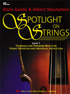 Kjos Gazda/Stoutamire Albert Stoutamire  Spotlight On Strings Book 1 - String Bass