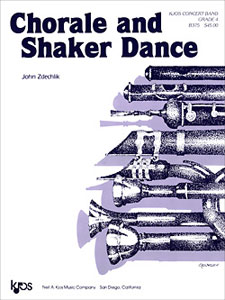 Kjos Zdechlik J   Chorale And Shaker Dance - Concert Band