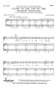 Climb To The Top Of The Highest Mountain by Jennings Carolyn for SATB
