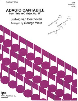ADAGIO CANTABILE by Beethoven Ludwig van - Waln George - for WOODWIND T