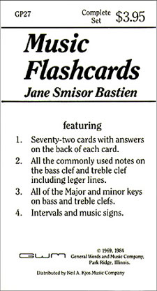 Bastien Music Flash Cards