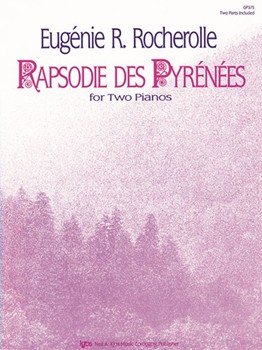 Rapsodie Des Pyrenees by Rocherolle Eugenie for 2 Piano 4 Hands