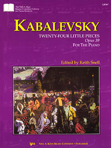 Kjos Kabalevsky   Kabalevsky - 24 Little Pieces, Op 39