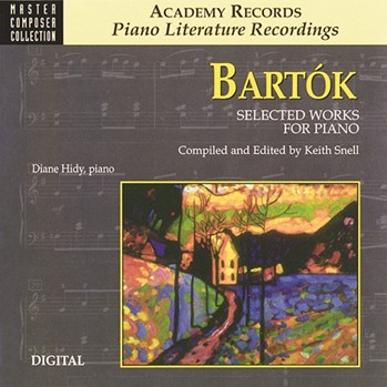 Bartok Selected Works For Piano (CD) Piano