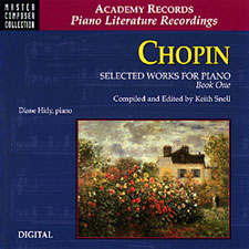 CHOPIN SELECTED WORKS FOR PIANO, BK1/CD MASTER CMP