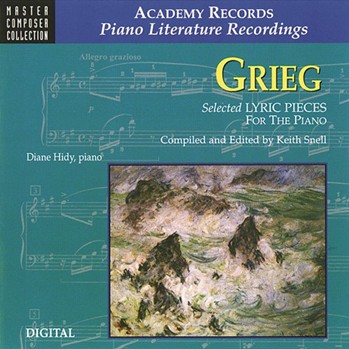 Grieg Selected Lyric Pieces For Piano (CD) Piano