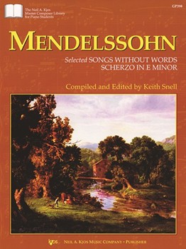 Selected Songs Without Words & Scherzo by Mendelssohn Felix - Snell Keith - for Piano