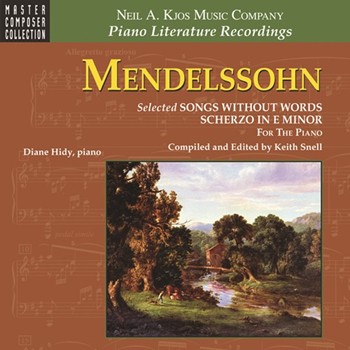 Mendelssohn Selected Songs Without Words & Scherzo (CD) Piano