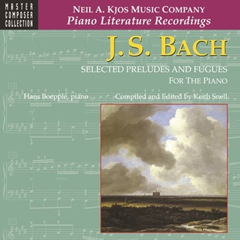 Selected Preludes & Fugues by Bach Johann Sebastian - Snell Keith - for CD