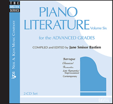 Piano Literature Vol 6 CD