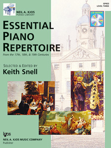 Kjos Keith Snell Snell  Essential Piano Repertoire - Level 3 - Book / CD