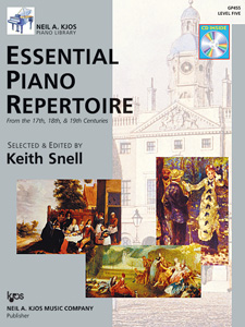 Kjos Keith Snell Snell  Essential Piano Repertoire - Level 5 - Book / CD