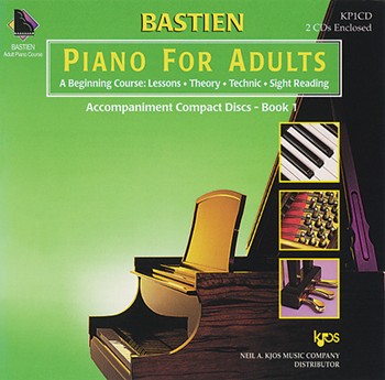 Piano For Adults Book 1 CDs by Bastien for CD