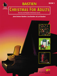 Kjos Bastien   Bastien Christmas For Adults Book 1 with CD