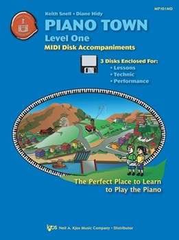 Piano Town Midi Lessons/Tech/Perf Lev 1 by Snell - Hidy Diane - for Midi Disk