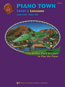 Kjos Snell / Hidy Diane Hidy  Piano Town Lessons Level 3