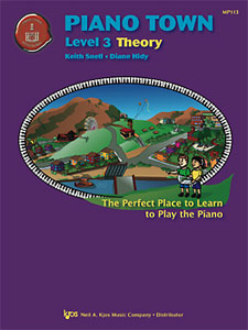 Kjos Snell / Hidy Diane Hidy  Piano Town Theory Level 3