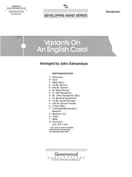 VARIANTS ON AN ENG.CAROL - SCORE