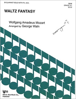 Waltz Fantasy by Mozart Wolfgang Amadeus - Waln George - for Clarinet Solo