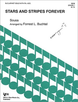 STARS AND STRIPES FOREVER by Sousa John Philip - Buchtel Forrest - for Bb Clarinet