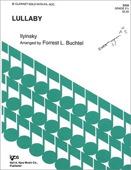 Lullaby by Buchtel for Clarinet Solo