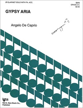 Gypsy Aria by De Caprio Angelo for Clarinet Solo