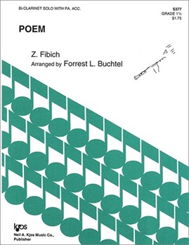 POEM by Fibich - Buchtel Forrest - for Bb Clarinet