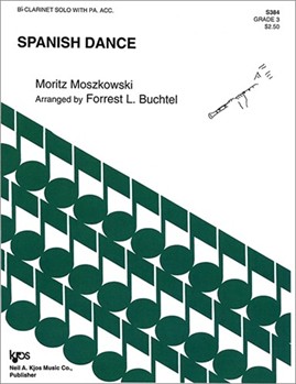 SPANISH DANCE by Moszkowski Moritz - Buchtel Forrest - for Bb Clarinet