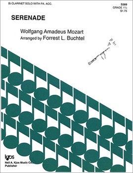 SERENADE by Mozart Wolfgang Amadeus - Buchtel Forrest - for Bb Clarinet