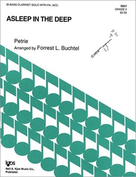 Asleep In The Deep by Petrie - Buchtel Forrest - for Bass Clarinet